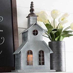 In Search Of This White Galvanized Metal Church